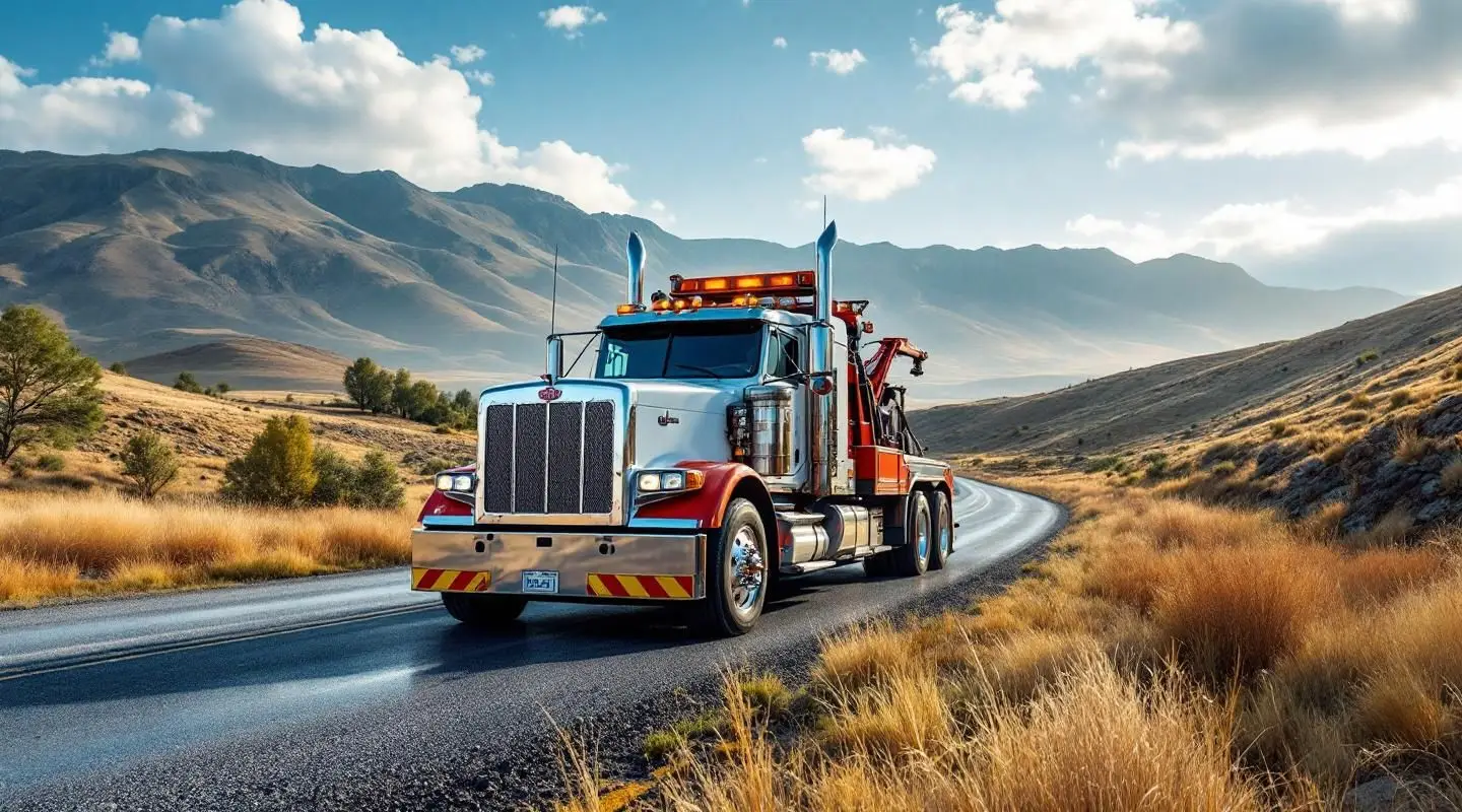 A professional heavy-duty wrecker truck performing a precision winch recovery on a Victoria roadside.